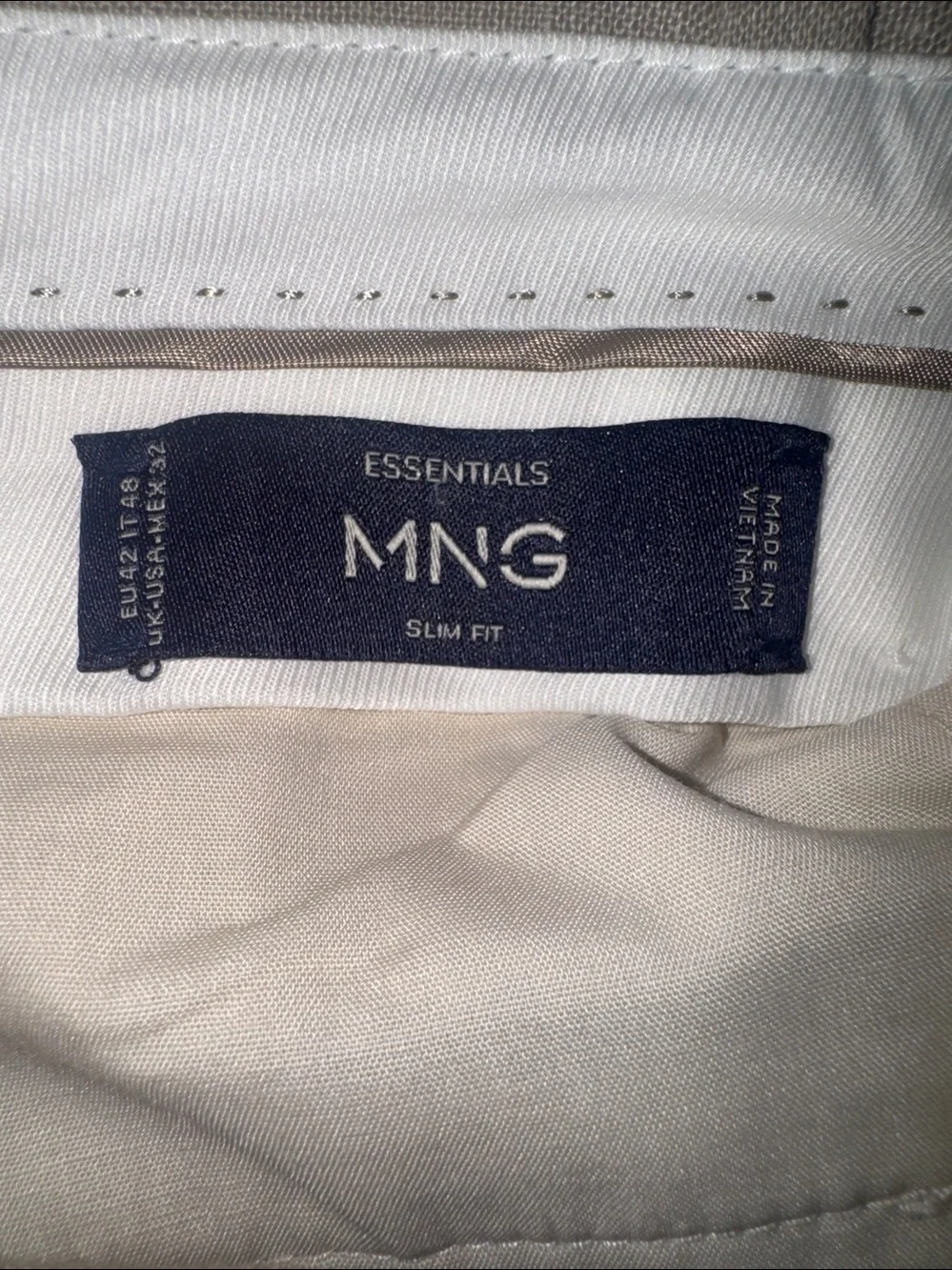 MANGO MEN LINEN PANTS